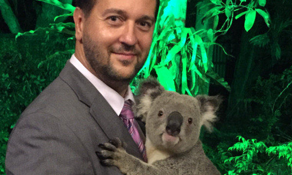 S koalou v Brisbane